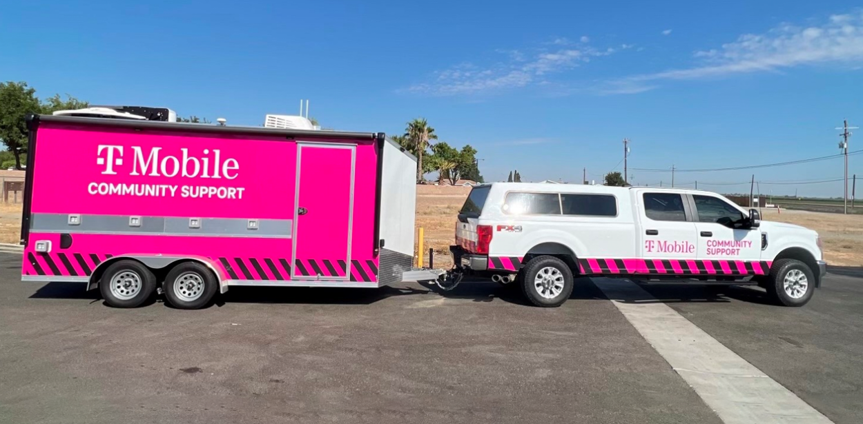T-Mobile community support truck 