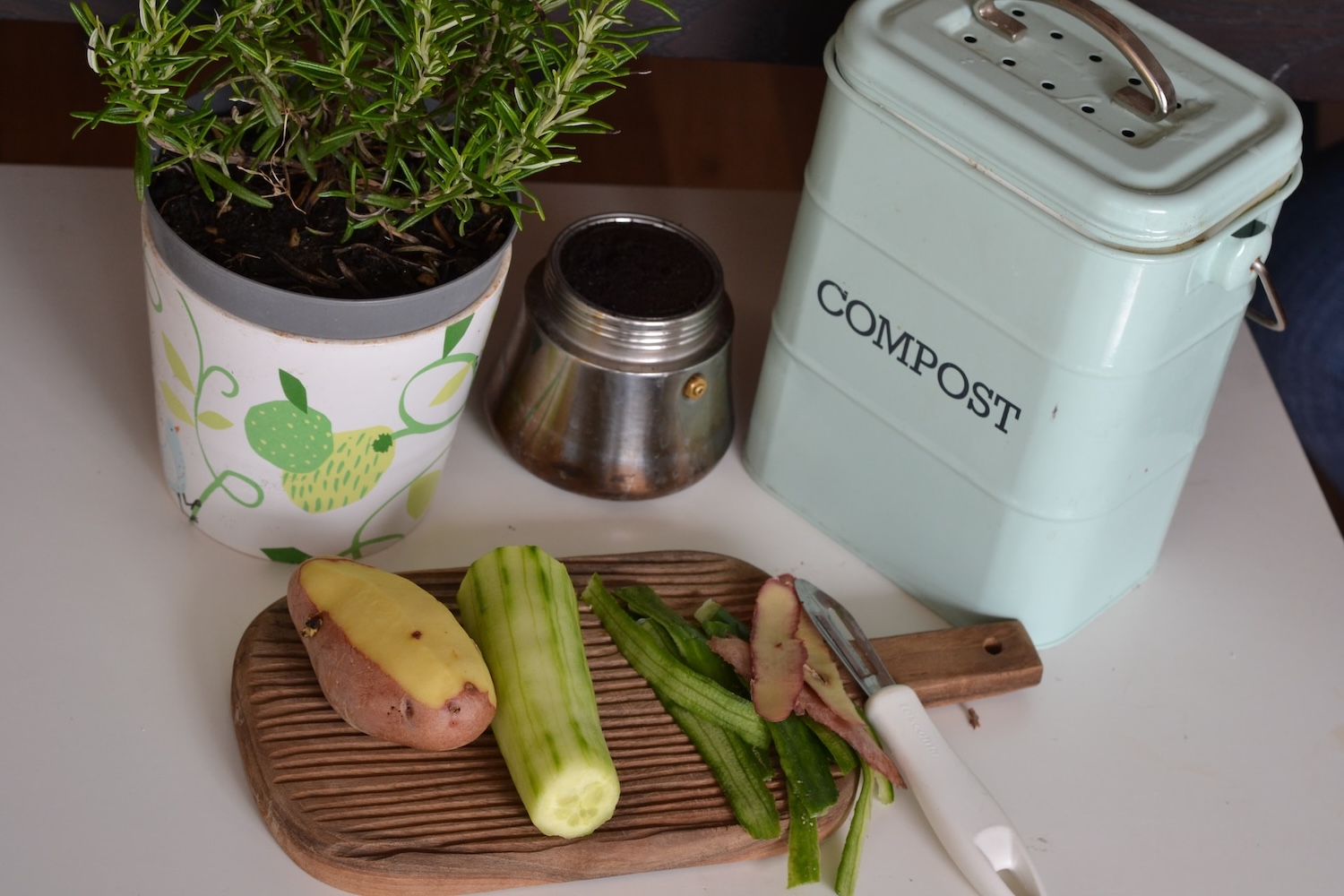 compost at home to reduce waste - sustainable habits