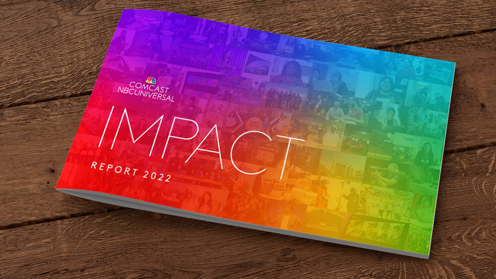 2022 Comcast NBCUniversal Impact Report cover