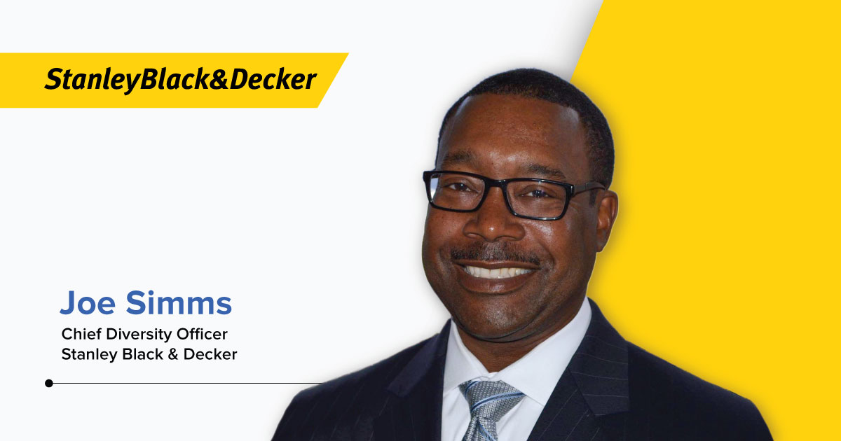 CSRWire Stanley Black Decker Names Joe Simms Chief Diversity