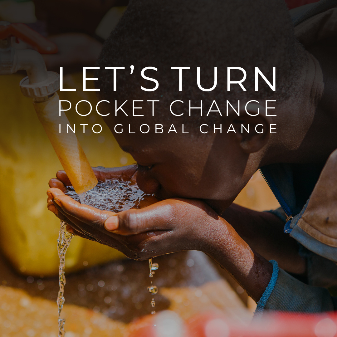 Club 6 turns pocket change into global change. Credit: Water For People