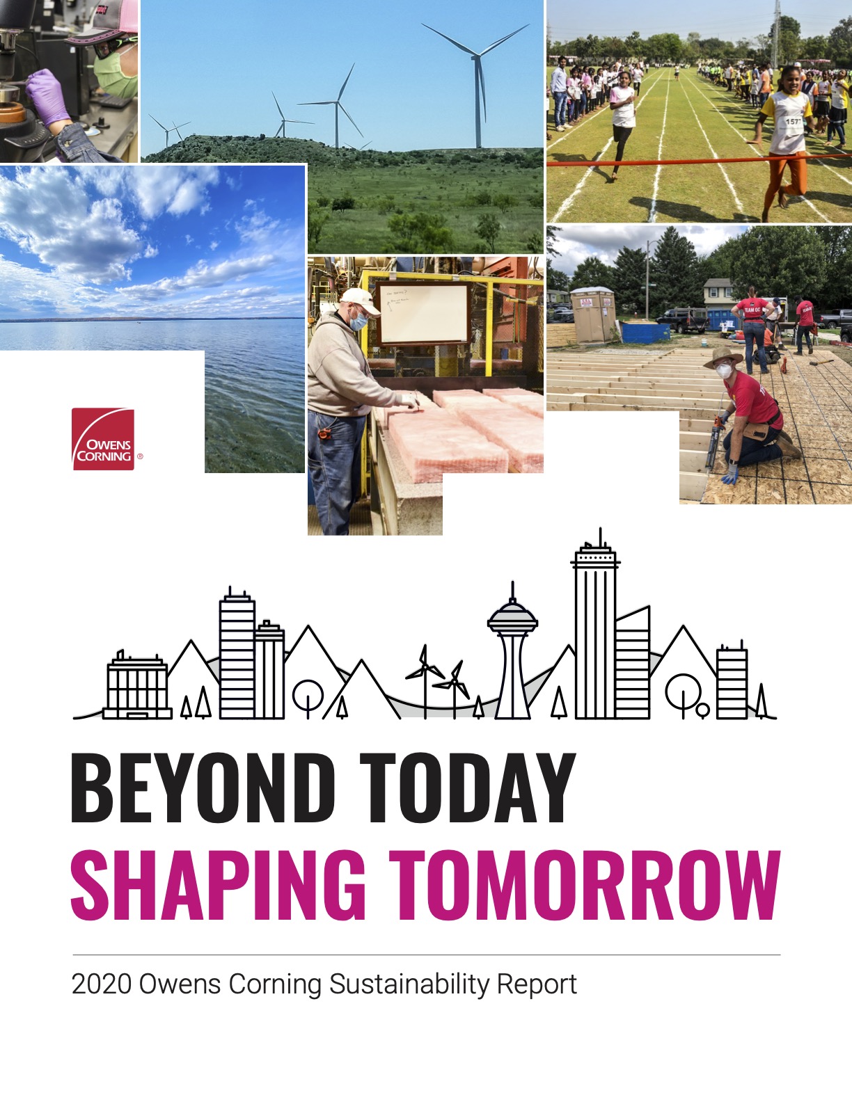 Owens Corning 2020 Sustainability Report Cover