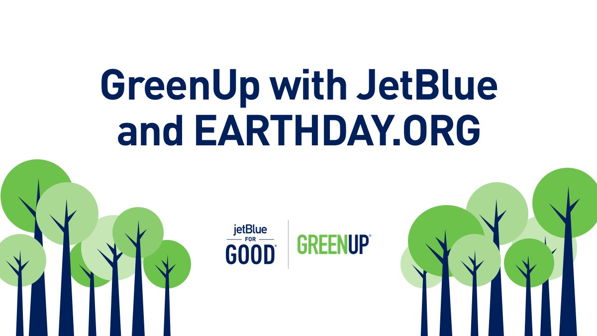 JetBlue EARTH day Graphic