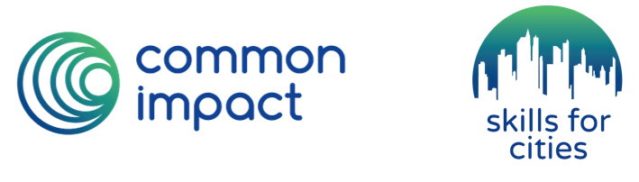 Common Impact's Skills for Cities logos