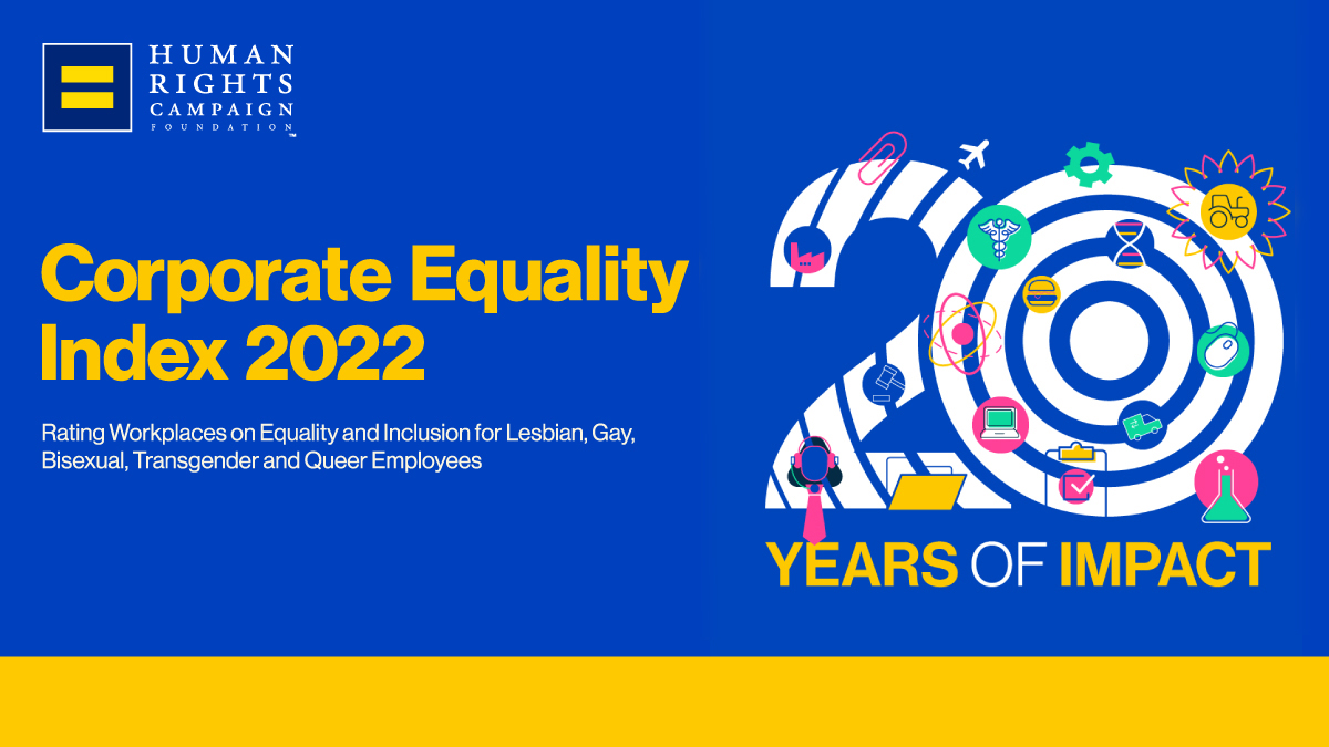 Human Rights Campaign Corporate Equality Index 2022 logo