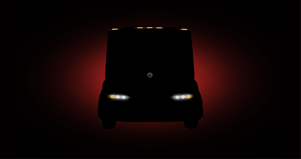 Silhouette of an EV