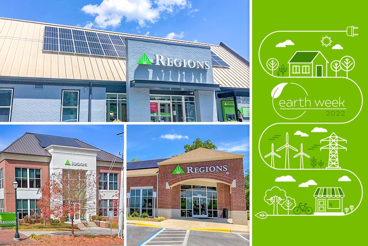 four images of Regions Bank