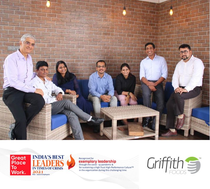7 people from the Griffith Foods India Middle East (IME) leadership team