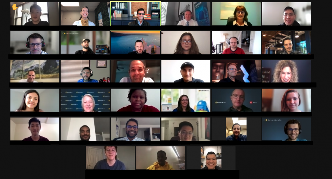 Video call group photo