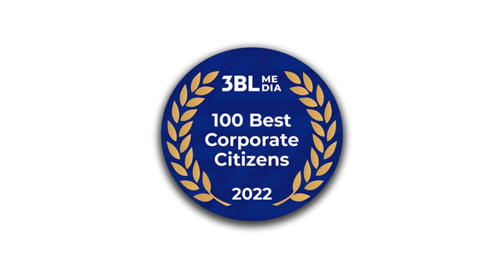 3BL Media 100 best corporate citizens 2022 logo