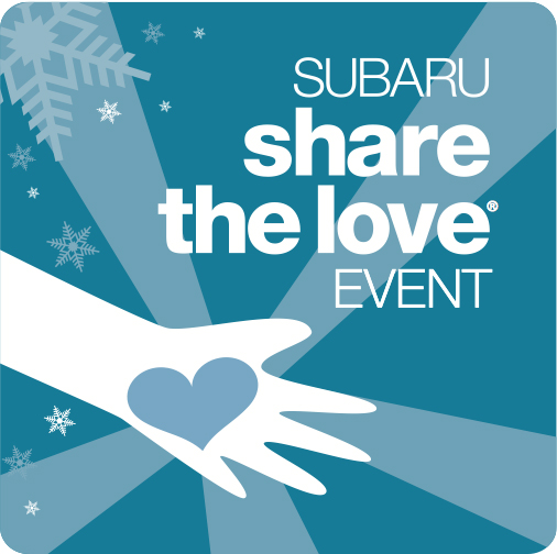 Subaru share the love event graphic