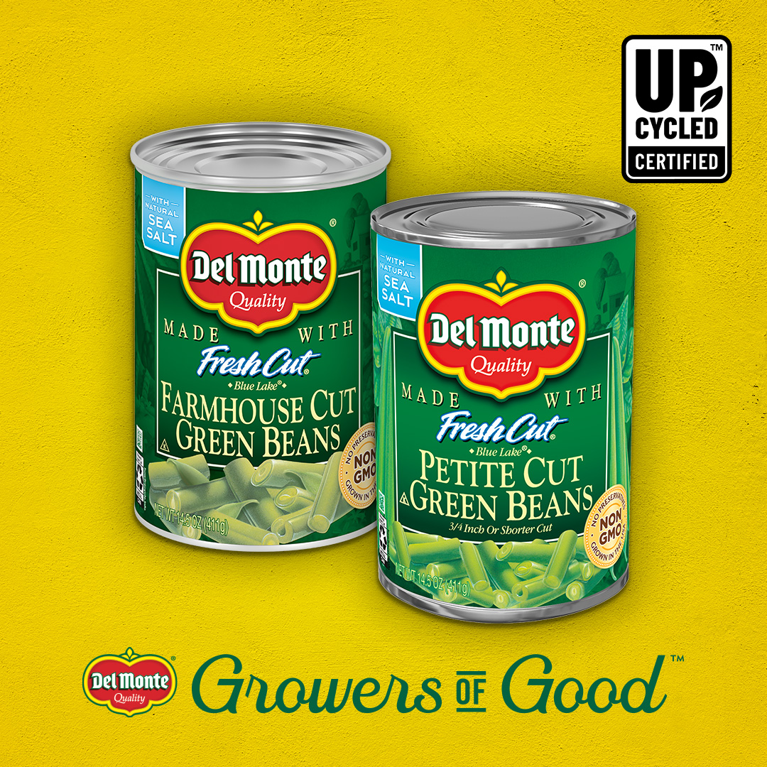 2 cans of Del monte green beans
