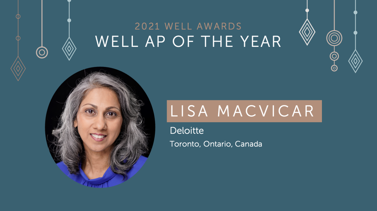 IWBI Well AP of the Year Lisa Macvicar