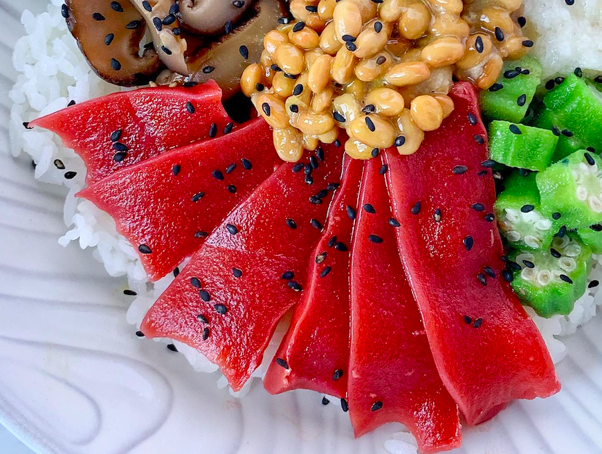 Plant-based tuna, courtesy Current Foods