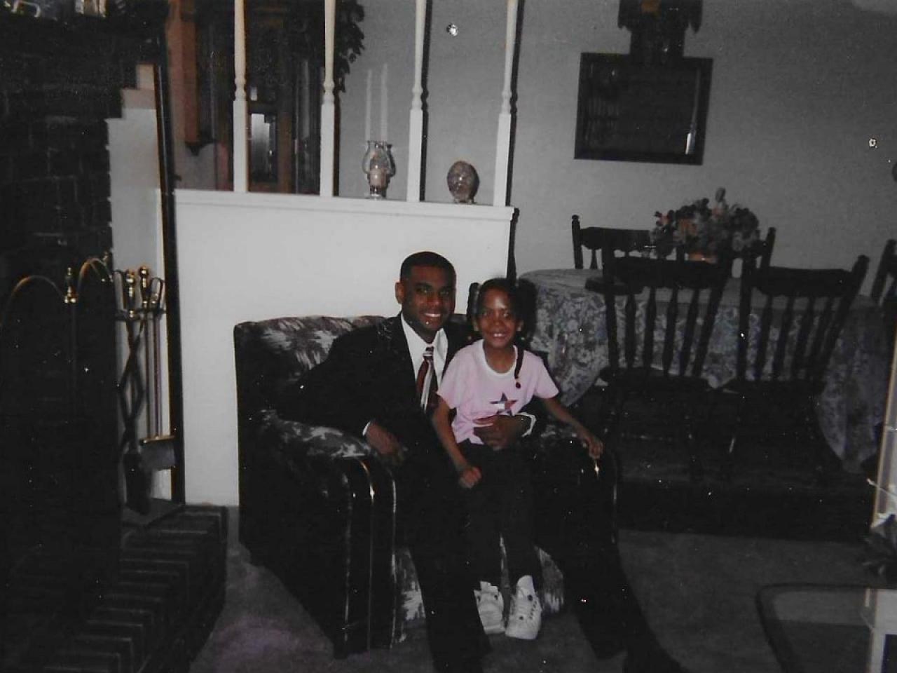 Shavonn as a young child with brother, Jerry Jr.