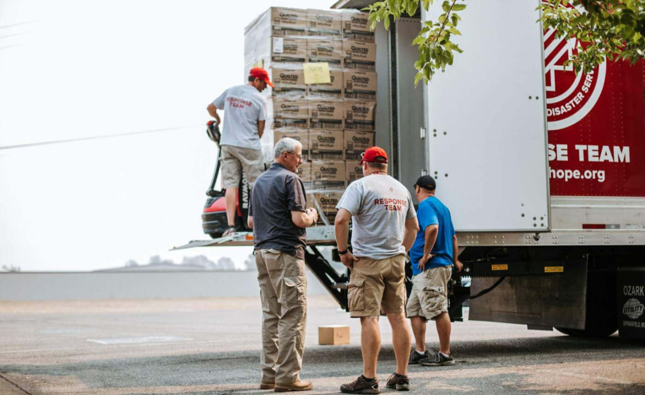 disaster relief truck