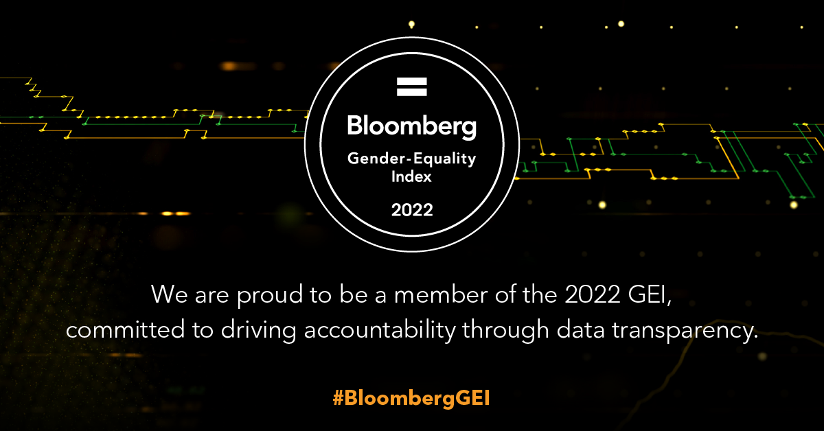 2022 Bloomberg Gender-Equality Index logo