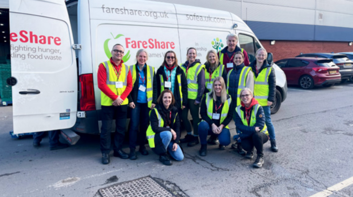 r UK colleagues spent a day working with FareShare