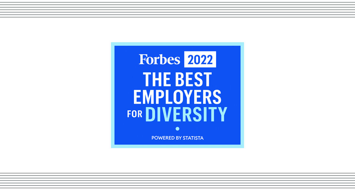 Forbes “The Best Employers for Diversity” badge