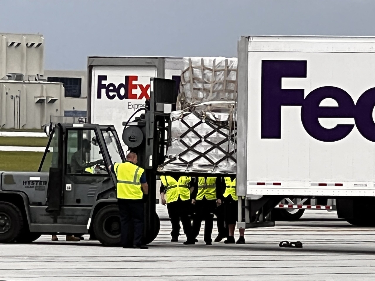 Formula Loading into FedEx truck