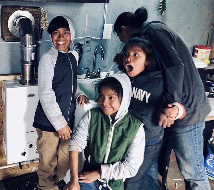 women for water is delivering water services to Navajo Nation communities in partnership with DigDeep. It is estimated that 40 percent of people living on the Navajo Nation are without a water tap or toilet. Photo courtesy of DigDeep.