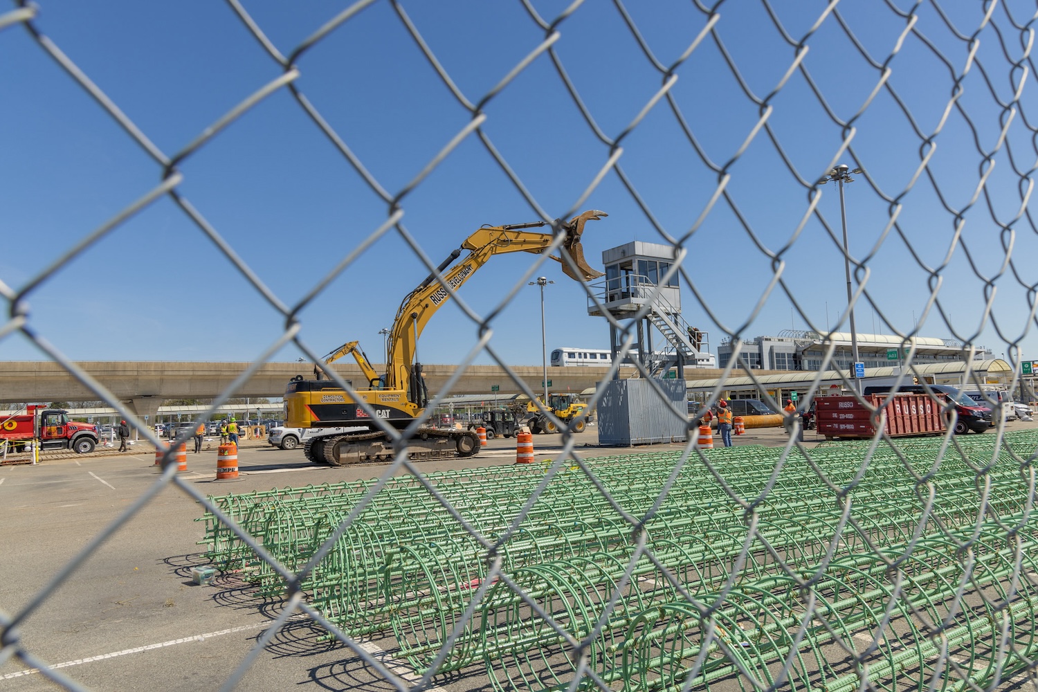 groundbreaking for solar carport cover at JFK airport