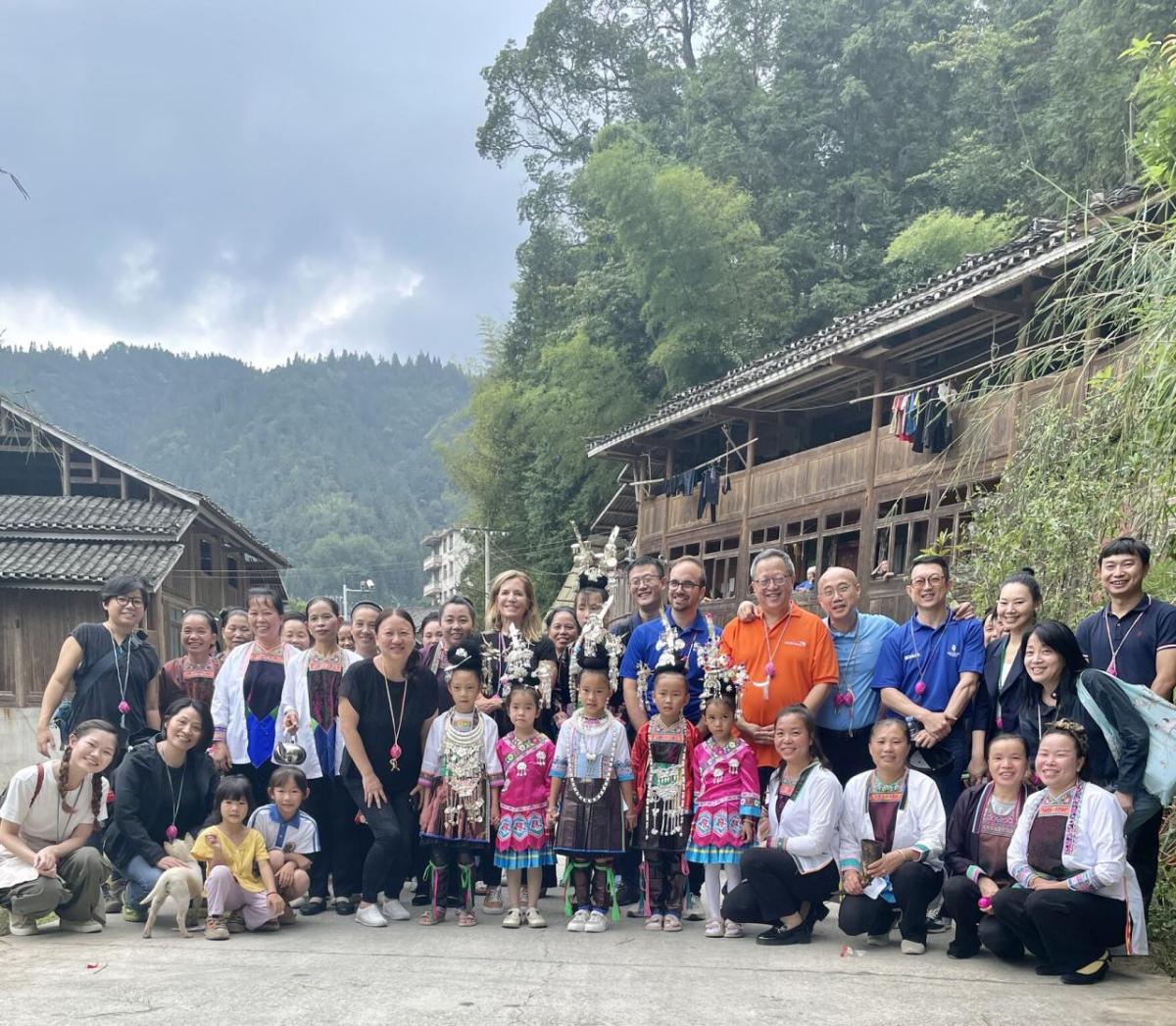 group picture in China