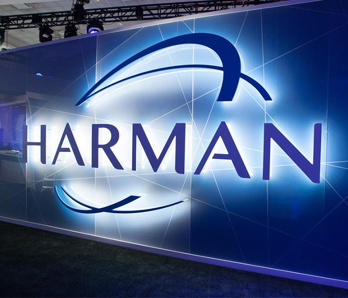 HARMAN company logo.