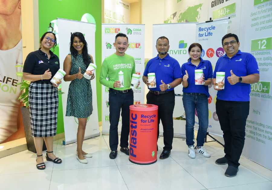 herbalife recycling challenge in asia