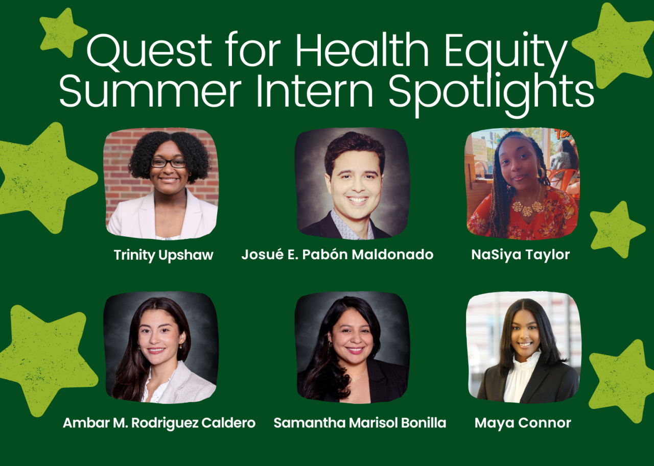 interns at quest for health equity