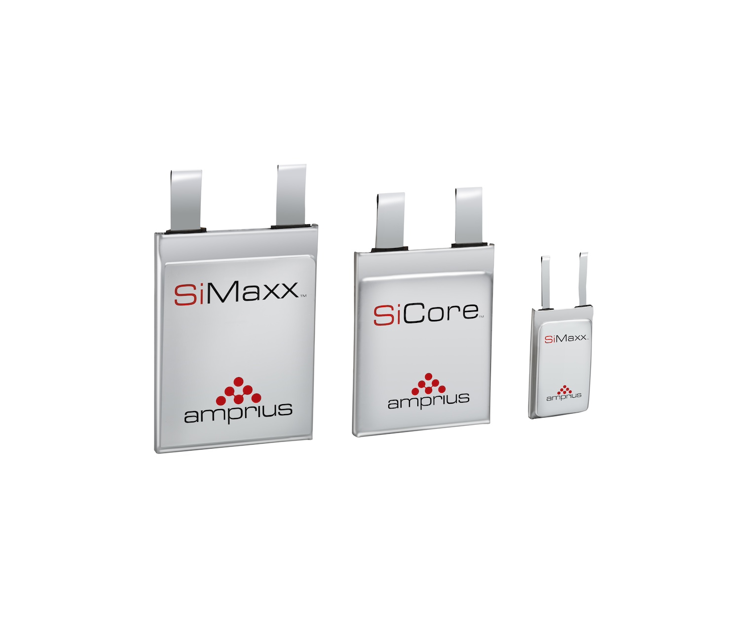 A digital rendering of Amprius' silicon anode lithium-ion batteries.