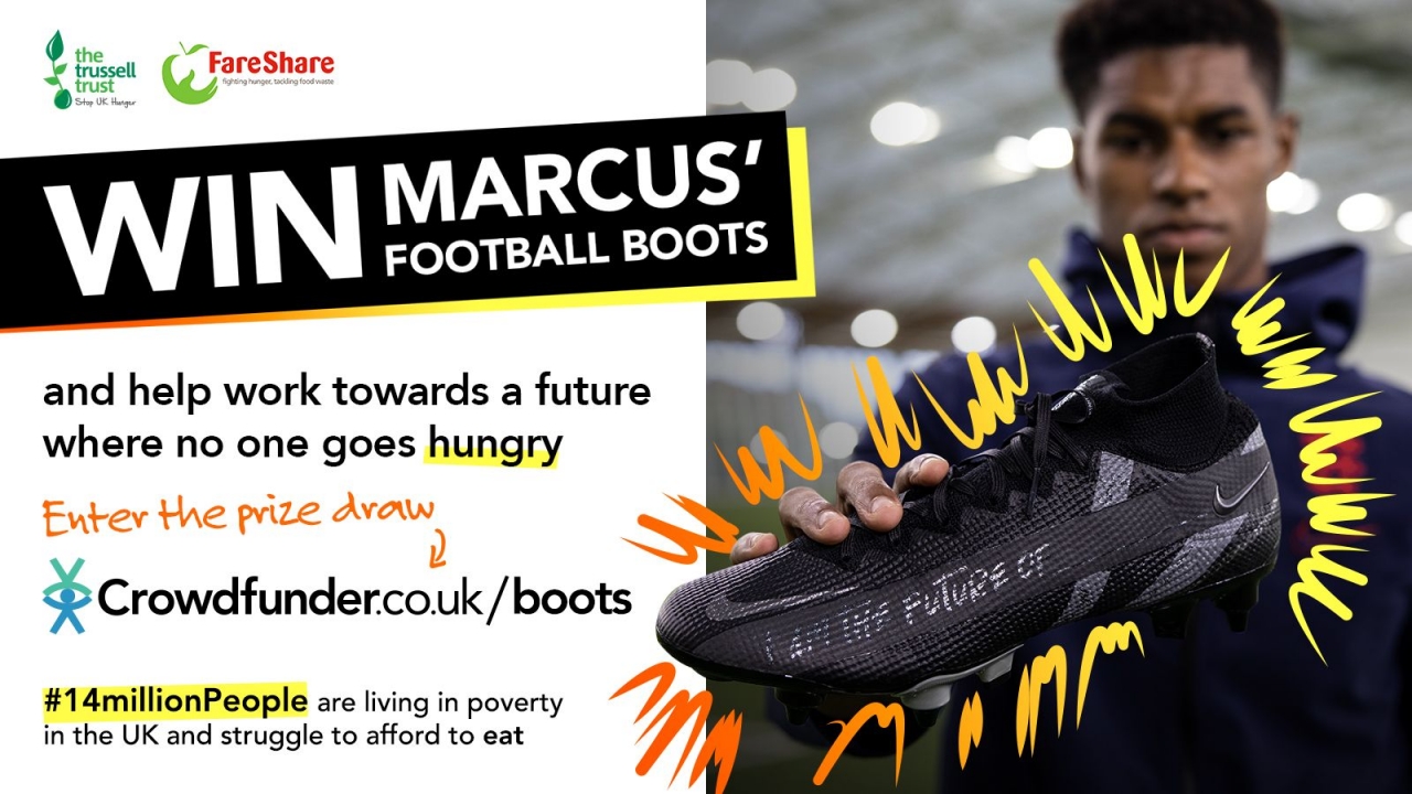 Marcus Rashford, MBE, Launches Football 