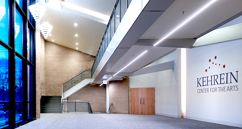 Lobby of the Kehrein Center for the Arts