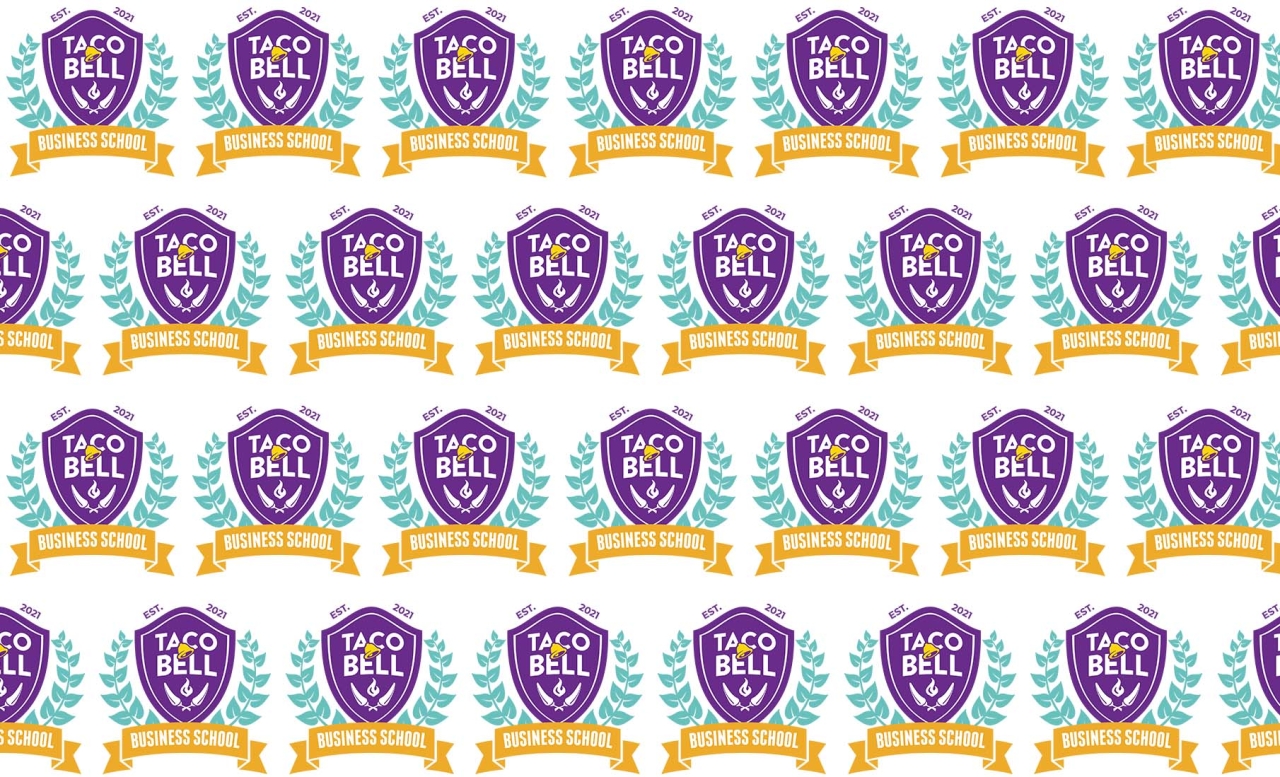 Taco Bell Business School logo