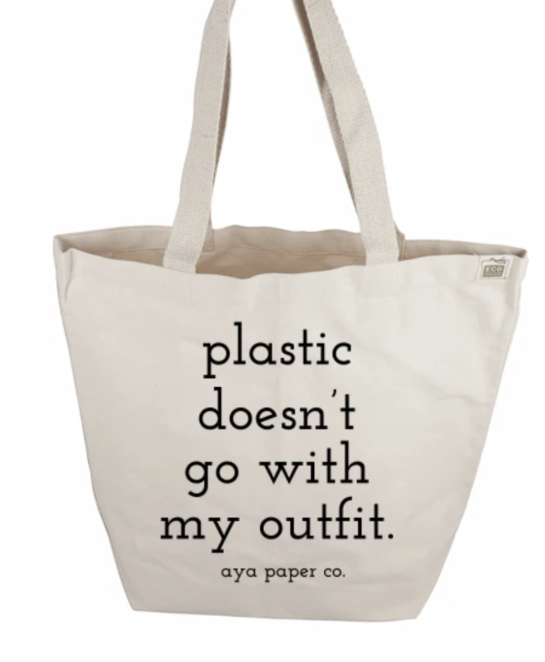 plastic free tote bag - sustainable holiday gifts