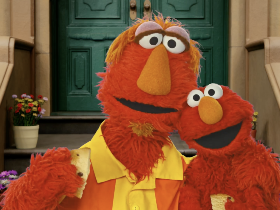 Elmo and his dad Louie