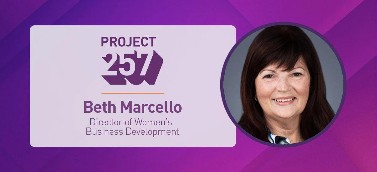 "Project 257 Beth Marcello" and their profile.