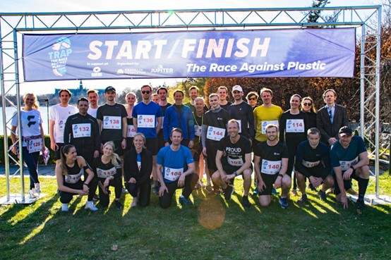 Franklin Templeton employees at The Race Against the Plastic