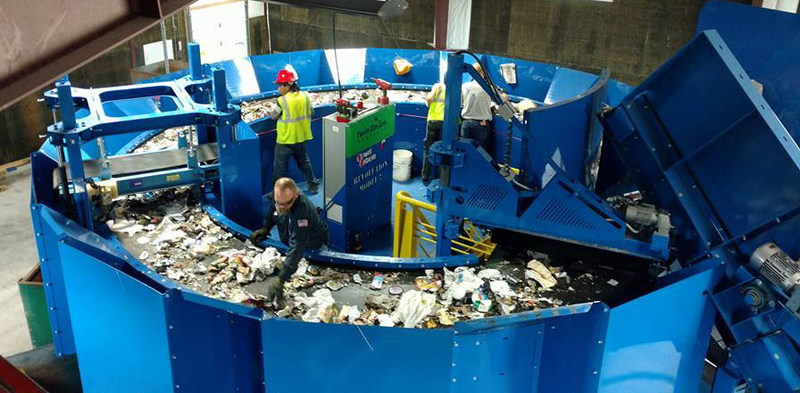 Recycling sorting