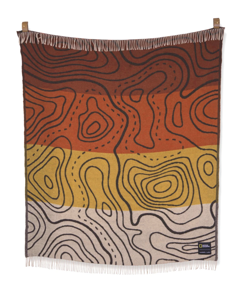 recycled fiber blanket - sustainable gift