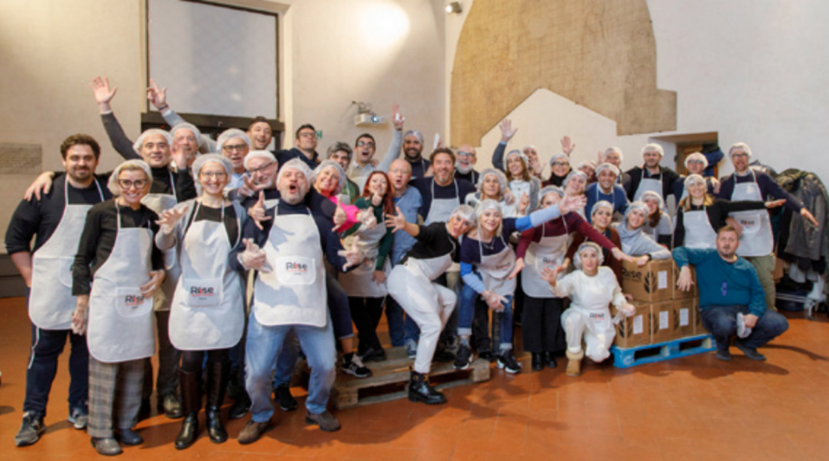 In Italy  Jazz partnered with the Rise Against Hunger