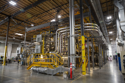 Interior of an industrial plant