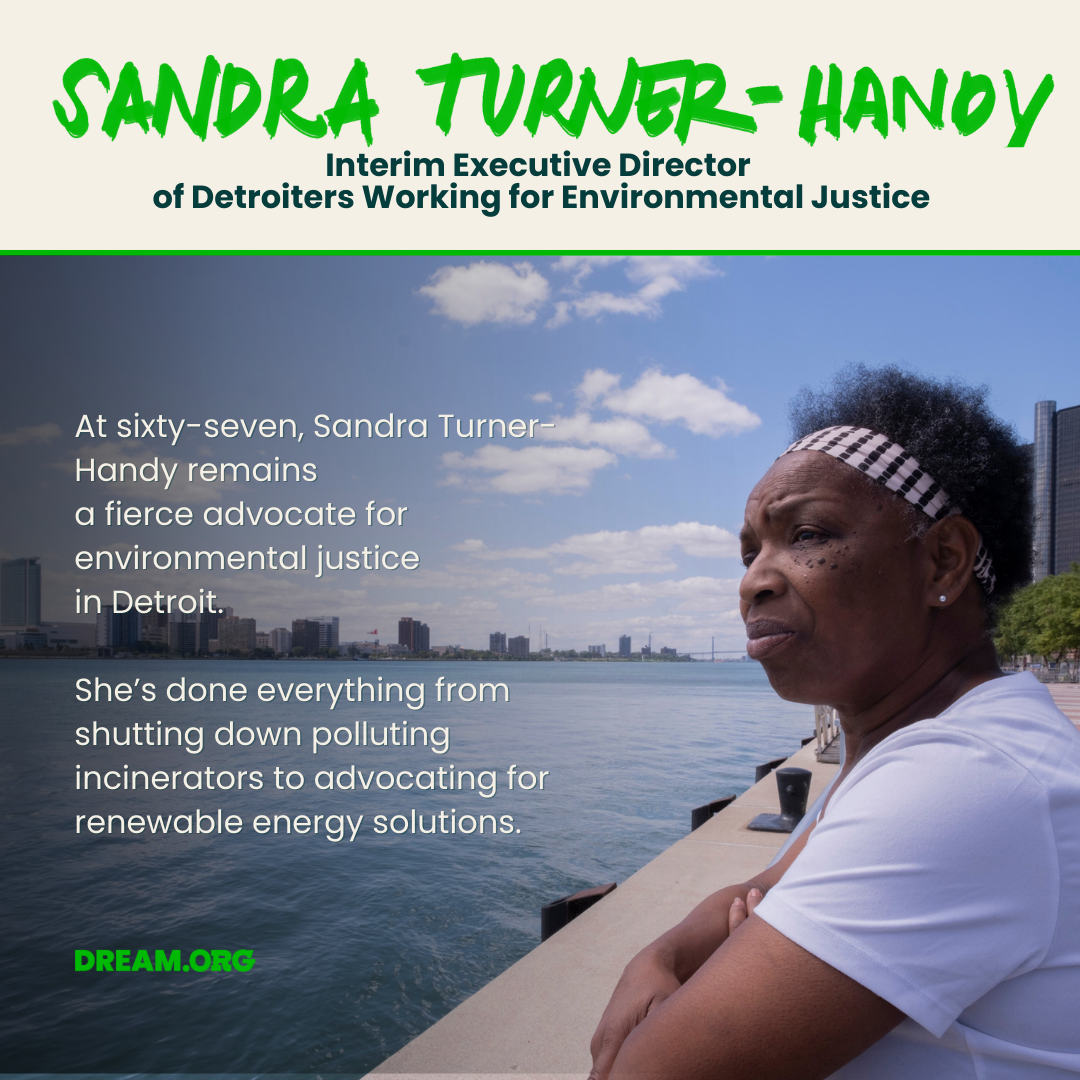 Detroit climate justice advocate Sandra Turner-Hanoy