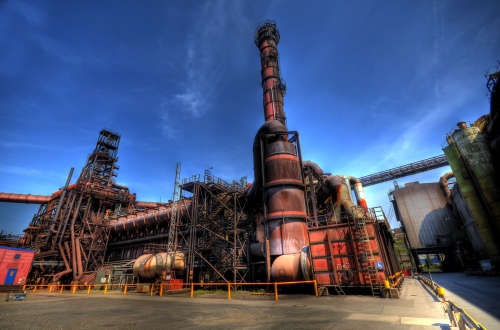 ArcelorMittal's steelmaking plant in Hamburg, Germany