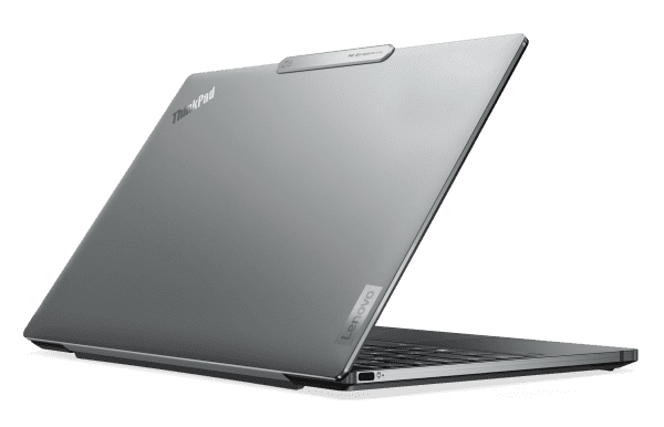 a half-open laptop