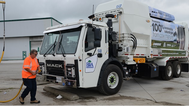 fueling a truck