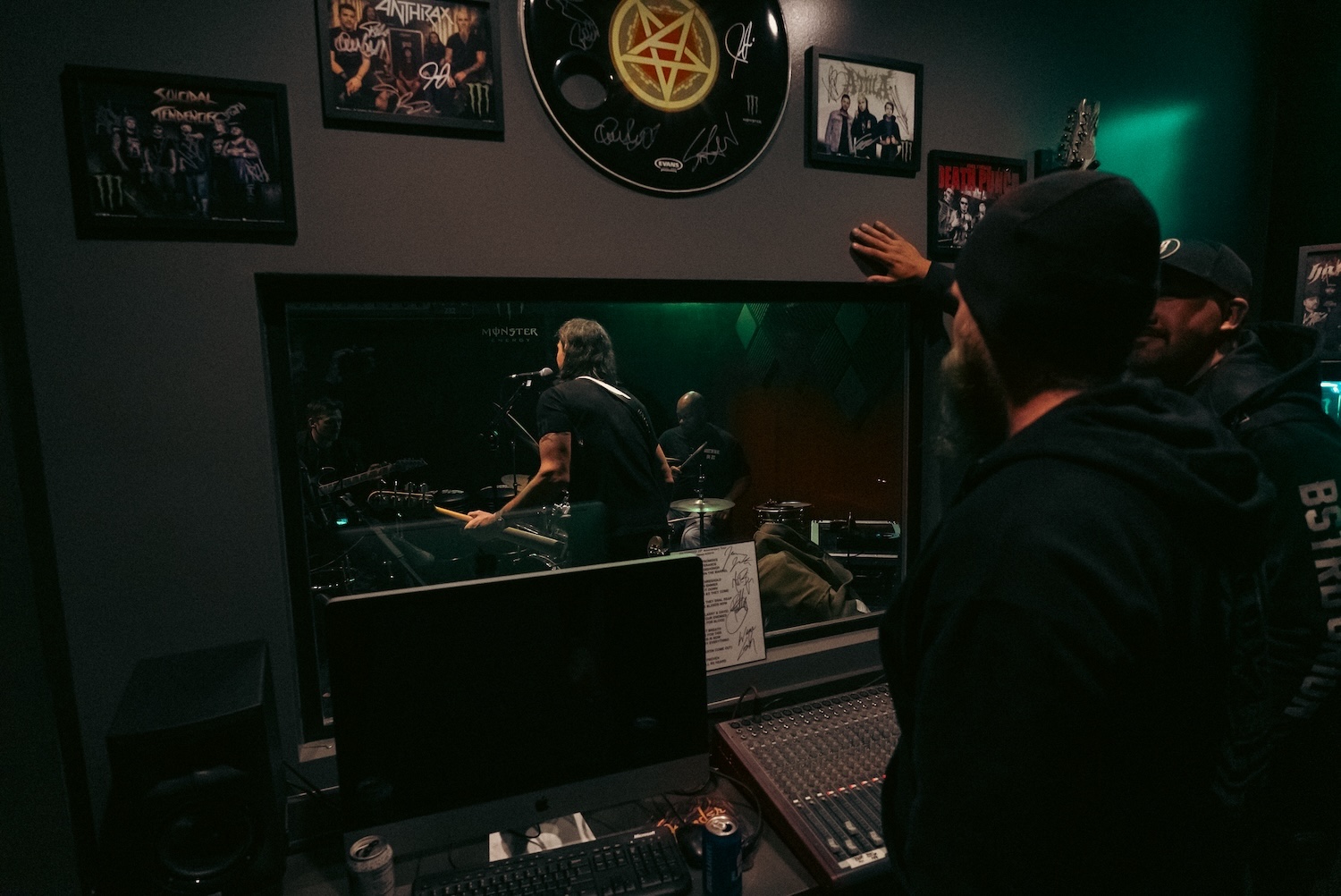 veterans in the warrior built recording studio