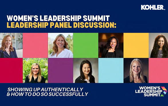 Women's Leadership Summit Leadership Panel Discussion: Profiles of seven people. "Showing up authentically & how to do so successfully.