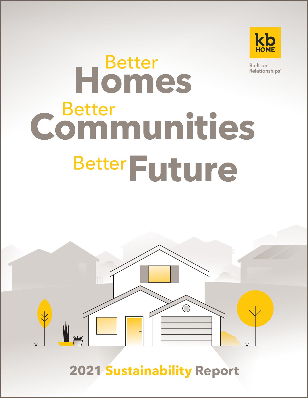 KB Home Report Cover