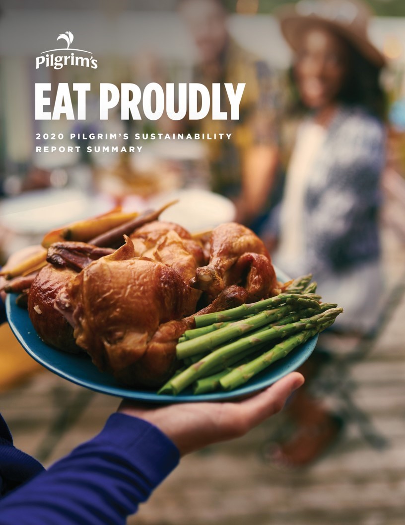 Pilgrim's Sustainability Report Cover